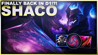 IM FINALLY BACK IN D1 SHACO  League of Legends [upl. by Tlevesoor]