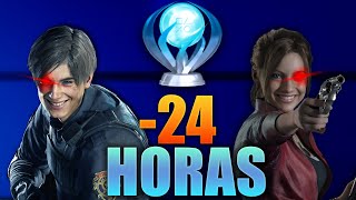 Consigo el TROFEO de PLATINO de RESIDENT EVIL 2 en MENOS de 24 HORAS [upl. by Leumas370]