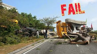 World Dangerous Extreme Heavy Equipment Trucks Crash  Excavator Fail [upl. by Ernaldus556]