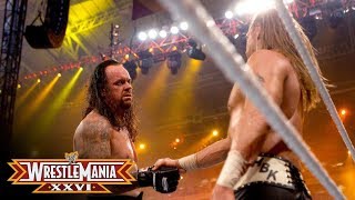 The Undertaker shows respect to Shawn Michaels after the Career vs Streak Match WrestleMania XXVI [upl. by Cheshire584]