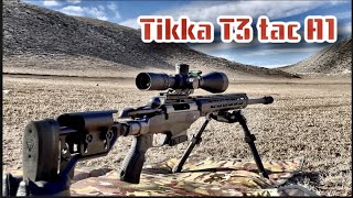 Tikka T3x Tactical A1 308 win Обзор и отстрел на кучность [upl. by Ninnette]