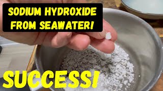 How to make sodium hydroxide from seawater [upl. by Grounds]