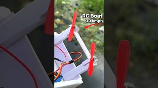 RC Air Boat using Drone Motor [upl. by Eemyaj]