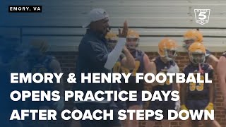 Team resilience shines as Emory amp Henry tackles coaching changes to kick off preseason [upl. by Noit660]