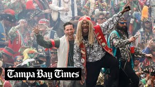 Gasparilla 2023 The pirate invasion of downtown Tampa is on [upl. by Iviv]