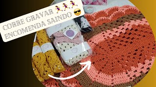 Compensa fazer um Jogo de cozinha em um dia 🤔🌈 Bate papo  encomendas Shopee 🙏🏼❤️🤑 croche crochet [upl. by Akinaj560]