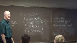 Introductory Real Analysis Lec 3 Irrational Numbers Supremums Completeness Sqrt2 Exists [upl. by Halet]