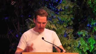 Benedict Cumberbatch reads a letter from Kurt Vonnegut at Letters Live Hay Festival [upl. by Anwadal503]