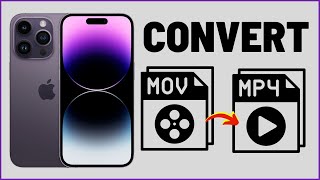 How To Convert MOV Files To MP4 on iPhoneiPad 2023 [upl. by Strong]