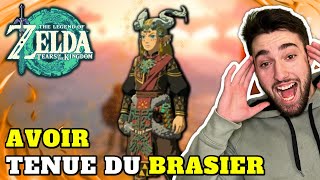 COMMENT DÉBLOQUER LA TENUE DU BRASIER SUR ZELDA TEARS OF THE KINGDOM [upl. by Eihcir]