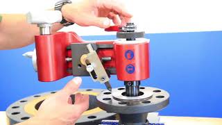 FLANGE HOG 110 Full Demonstration 2in amp 10in RF flanges [upl. by Sale]