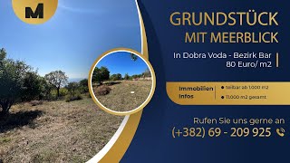 Immo Monte  Grundstück in Dobra Voda  DV61 [upl. by Hazrit444]