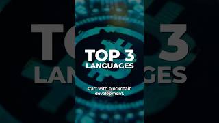 Top 3 languages for Blockchain Development  Programming Languages  Python  Java  Rust  shorts [upl. by Seraphim]