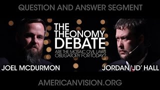 Audience Questions  The Theonomy Debate  Joel McDurmon vs Jordan Hall [upl. by Hampton218]