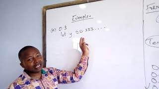 Converting recurring decimals into fractions Form 1 [upl. by Amaris]