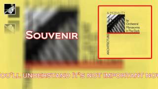 Souvenir with lyrics by Orchestral Manoeuvres in the Dark [upl. by Chloris291]