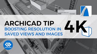 ARCHICAD Tip  Boosting Resolution in Saved Views and Images [upl. by Schreibe249]