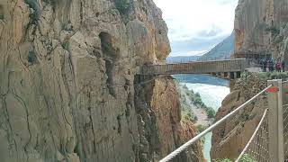 one of the most dangerous path of the world  CAMINITO del REY in Malaga Spain [upl. by Ttayh442]