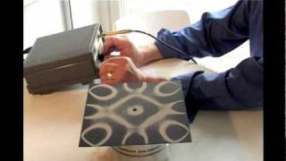 Evan Grant Making sound visible through cymatics [upl. by Ballard]