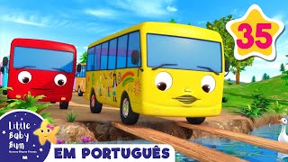 Desenho para Bebe  Dez Pequenos Ônibus 2  Canções em Portugues  Desenhos  Little Baby Bum [upl. by Airetahs]