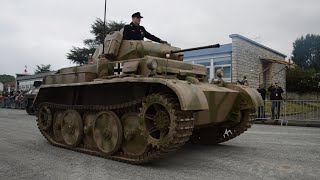 Panzer II Luchs driving  Saumur 2016 [upl. by Hayifas]