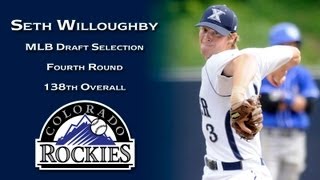 Seth Willoughby Highlights From 2012 Xavier Baseball Season [upl. by Doowyah]