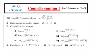 contrôle continu 1 nadiiii [upl. by Adnawot]