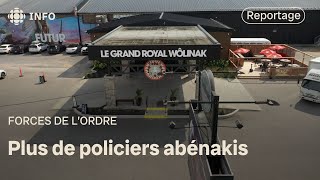 Plus de policiers abénakis en raison du casino de Wôlinak [upl. by Maidie]