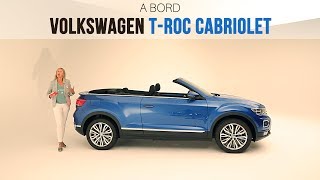 A bord du Volkswagen TRoc Cabriolet 2019 [upl. by Yelrebmyk458]