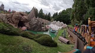 5K60FPS  Casey Jr  Le petit train du cirque Onride 2023  Disneyland Paris [upl. by Yemac]