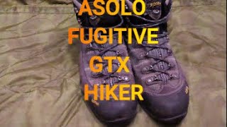 ASOLO FUGITIVE GTX HIKER  PRODUCT REVIEW [upl. by Beata205]