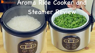 Aroma Rice Cooker and Food Steamer Review [upl. by Hudnut539]