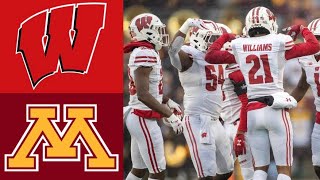 12 Wisconsin vs 8 Minnesota Highlights  NCAAF Week 14  College Football Highlights [upl. by Venterea144]