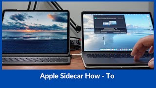 Apple Sidecar How to setup and Use with a M1 MacBook Air amp iPad Pro 129 [upl. by Picco]