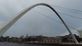 Gateshead Millennium Bridge Tyneside August 2024 tyneside gateshead bridge [upl. by Sirromad]