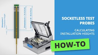 INGUN SLine socketless guide calculating installation heights of contact terminals [upl. by Cirala]