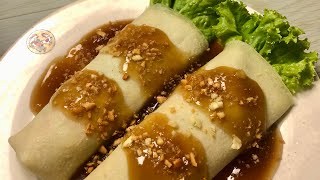 LUMPIANG SARIWA HOW TO MAKE LUMPIANG SARIWA WITH SAUCE AND WRAPPER [upl. by Jane150]