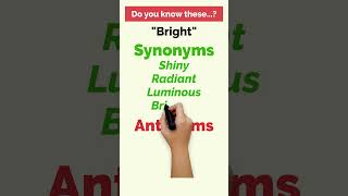 Common English Synonyms and Antonyms  🚫 basicenglishquiz [upl. by Spalding]