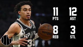 Tre Jones Highlights  Wizards vs Spurs  20th Jan 2024 [upl. by Atteuqram536]