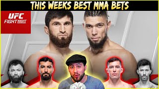 This Weeks Best MMA Bets  UFC Vegas 84 Betting Breakdown Ankalaev vs Walker  Lock of the Week [upl. by Anyal]