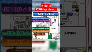 Z Flip 3 F711B isp Pinouttech technologySamsungfrpbypass mobilephonetecnologyfrpbypass 2024 [upl. by Elurd]