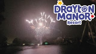 Drayton Manor Haunted Manor Fireworks 2023 [upl. by Tareyn533]