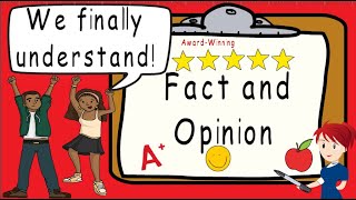 Fact and Opinion  Award Winning Fact amp Opinion Teaching Video  What is Fact and Opinion For Kids [upl. by Misty]