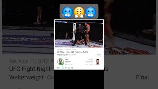 UFC ELBOW SENDS DIEGO TO SHADOW REALM mma mmafight ko [upl. by Ogu563]