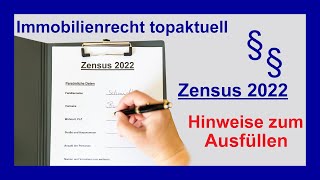 Zensus 2022 – Fragebogen richtig ausfüllen  Tutorial [upl. by Hilten]