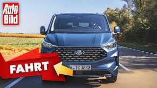 Ford TransitTourneo Custom 2023  Ein Ford mit Familiensinn im ersten Check  mit Thomas Geiger [upl. by Desta]