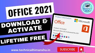 Activate office 2021 for free  Download and install Office 2021 for free  Genuine Version [upl. by Letrice]