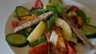 salade minceur au poulet  CUISINERAPIDE [upl. by Adnilemre812]