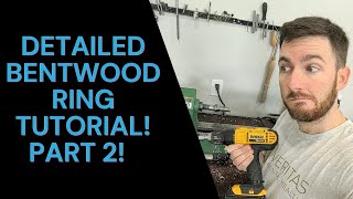 How to Shape your bentwood rings with a Drill Detailed Bentwood Tutorial Part 2 [upl. by Keen410]