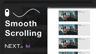 Smooth scrolling from scratch with Framer Motion [upl. by Idarb]